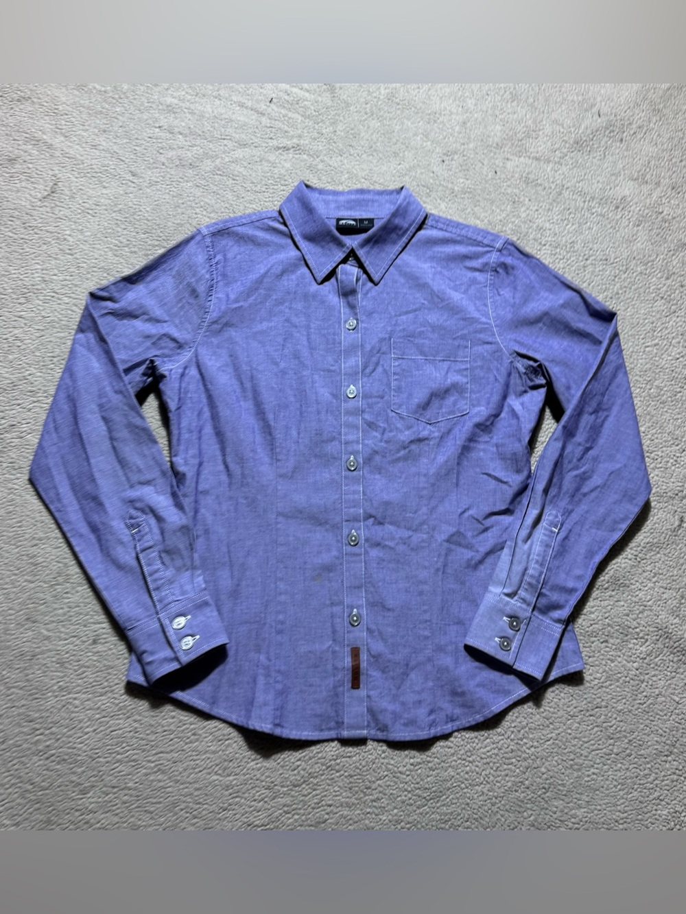 GoLite Shirt Womens Medium Button-Up Long Sleeve Collared Cotton Outdoor Top